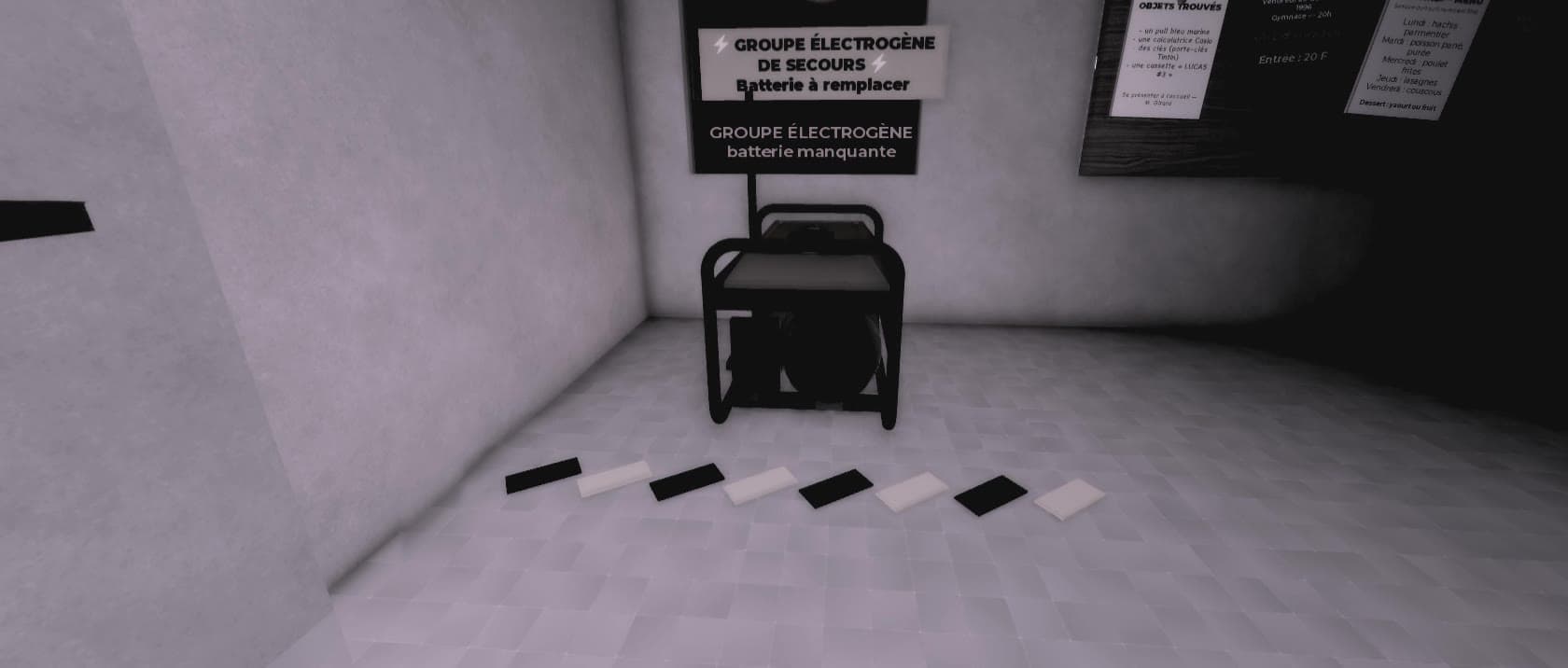 Le groupe électrogène de secours